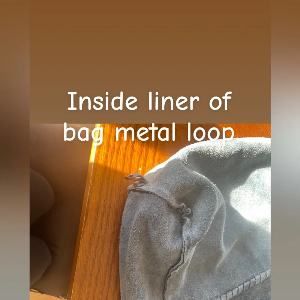 Haute Hippie Blue Suede Purse - Picture 12 of 15